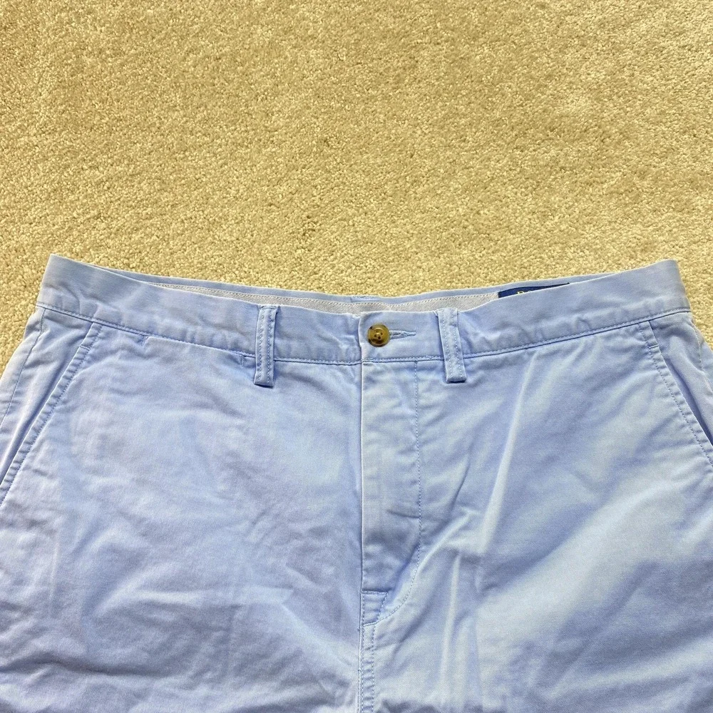 Polo Ralph Lauren Shorts Mens‎ 34 Blue Stretch Classic Fit Chino Casual Summer